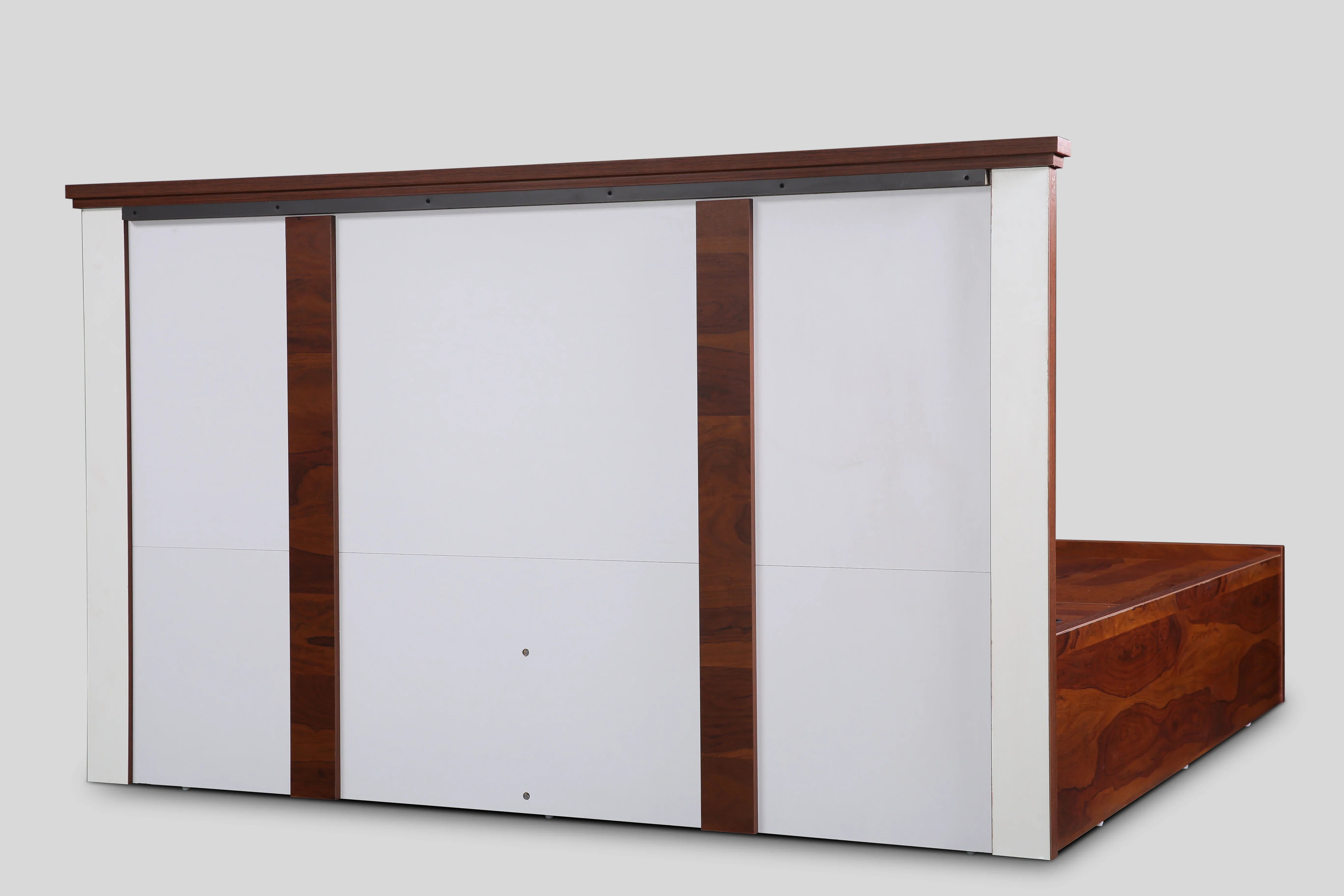 Antwerp King Bed with Hydraulic Storage in Sheesham Colour - HomeTown