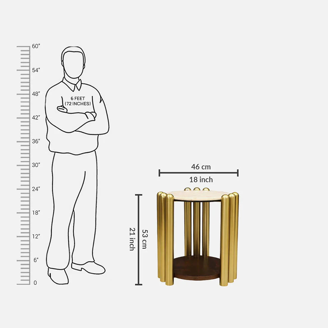 Catlina Fabric Living Room Packages in Blue Colour - HomeTown