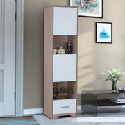 Ambra Engineered Wood Chest of Drawer in Oak Colour - HomeTown