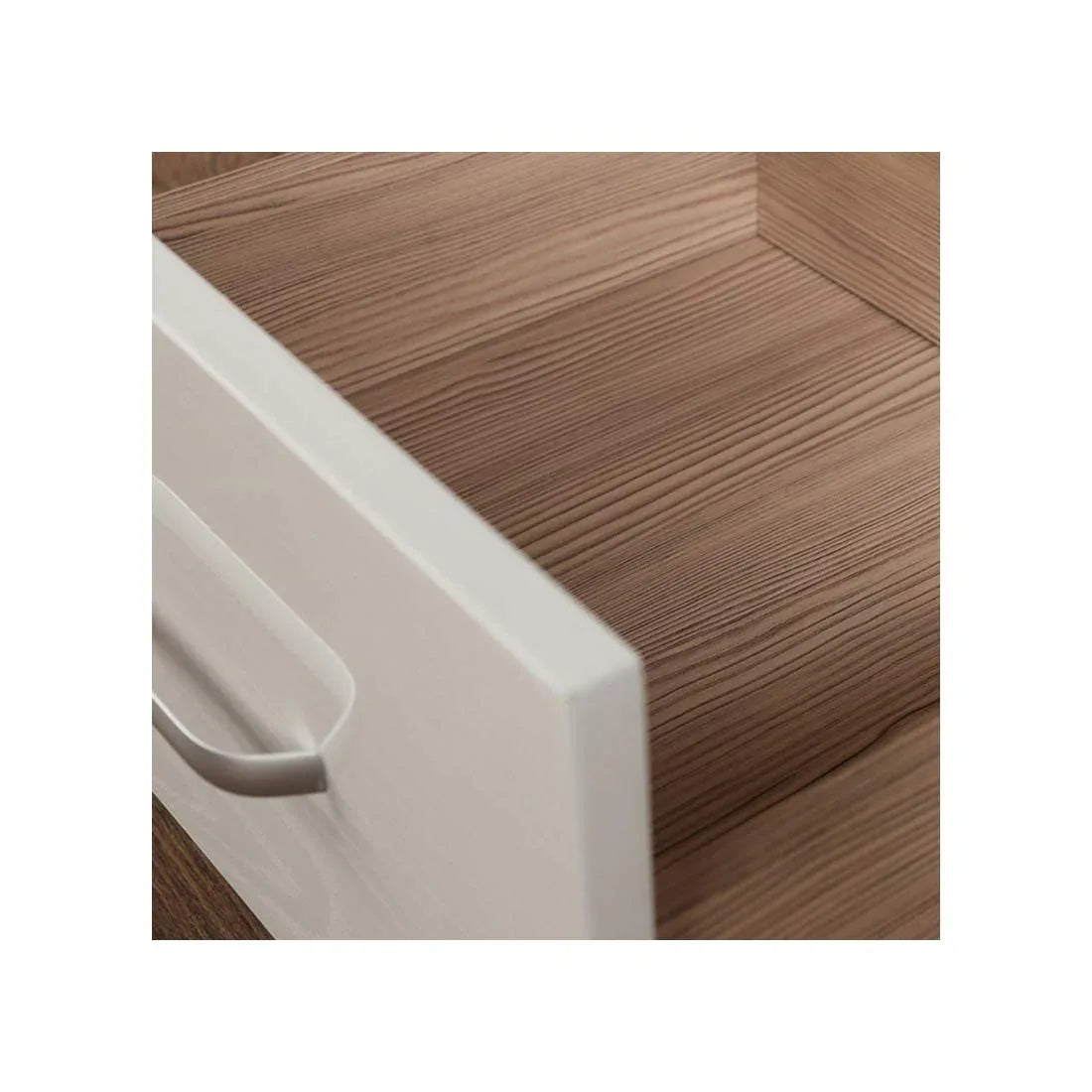 Ambra Engineered Wood Chest of Drawer in Oak Colour - HomeTown