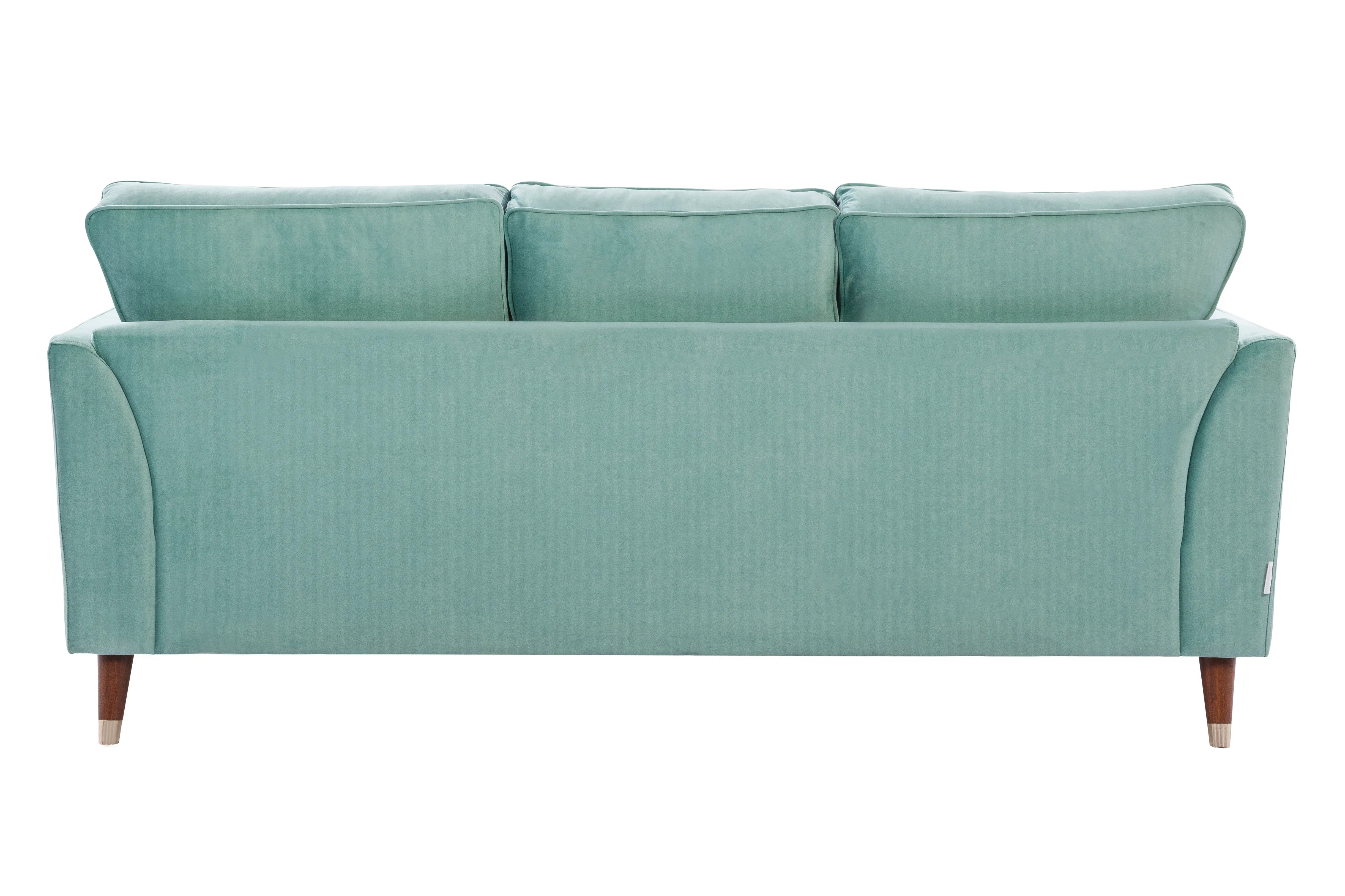 Magnific Velvet Three Seater Sofa - HomeTown