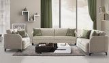 Grace Fabric 4 Seater Sofa Grey