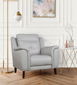Alexa Elite Half Leather Str Grey