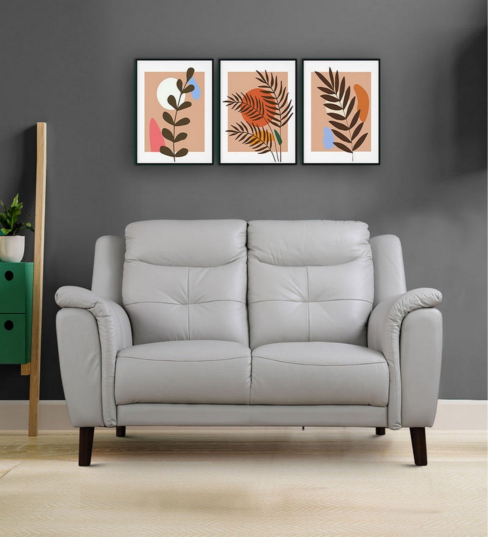 ALEXA ELITE HALF LEATHER  2 STR GREY