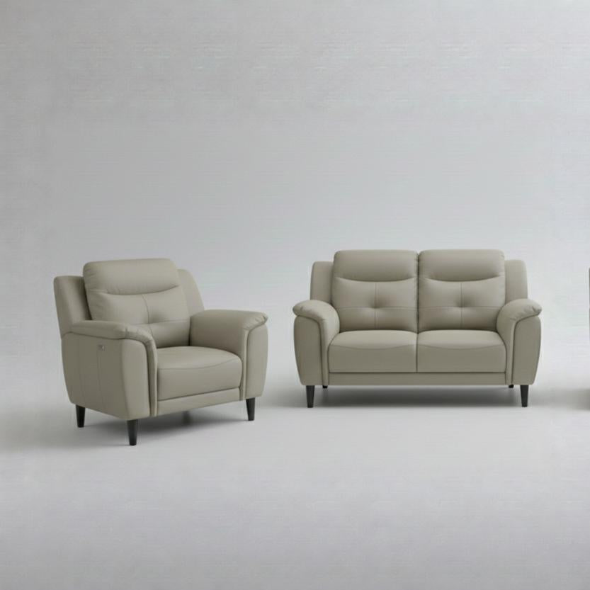 ALEXA ELITE HALF LEATHER  3 STR BEIGE