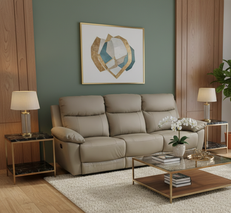 QUANTUM ELITE HL RECLINER LT BEIGE