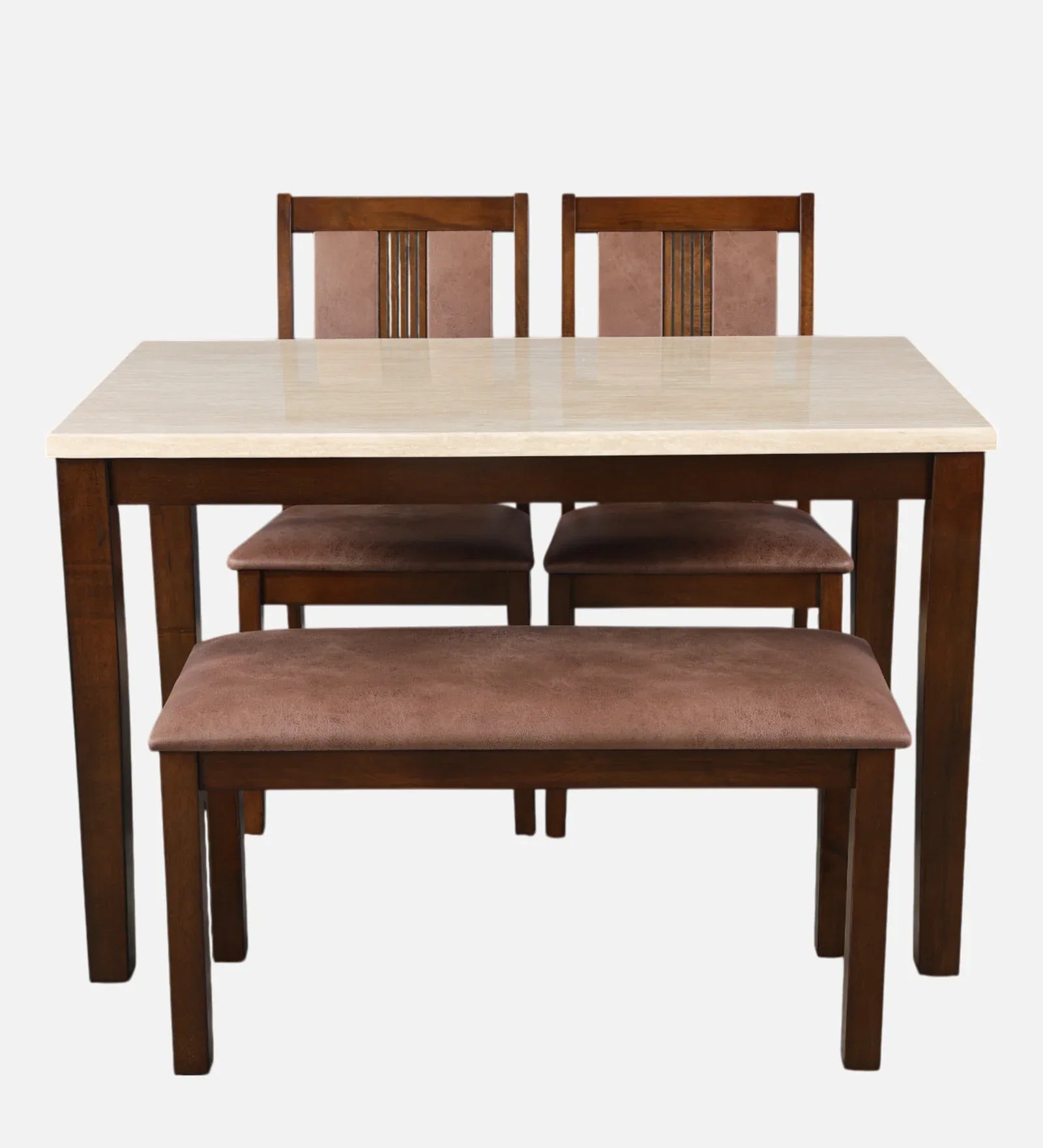 Lumiere 4 Seater Dining Set With Bench - HomeTown