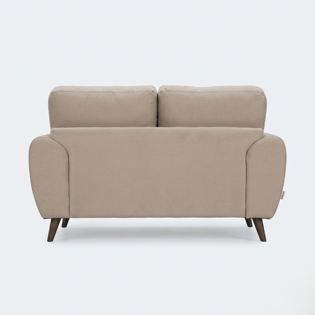 RIGA LYRA FAB 2SEATER SOFA BROWN