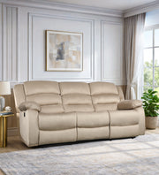 Bradford 3s Elec Fabric Recliner Beige Elite