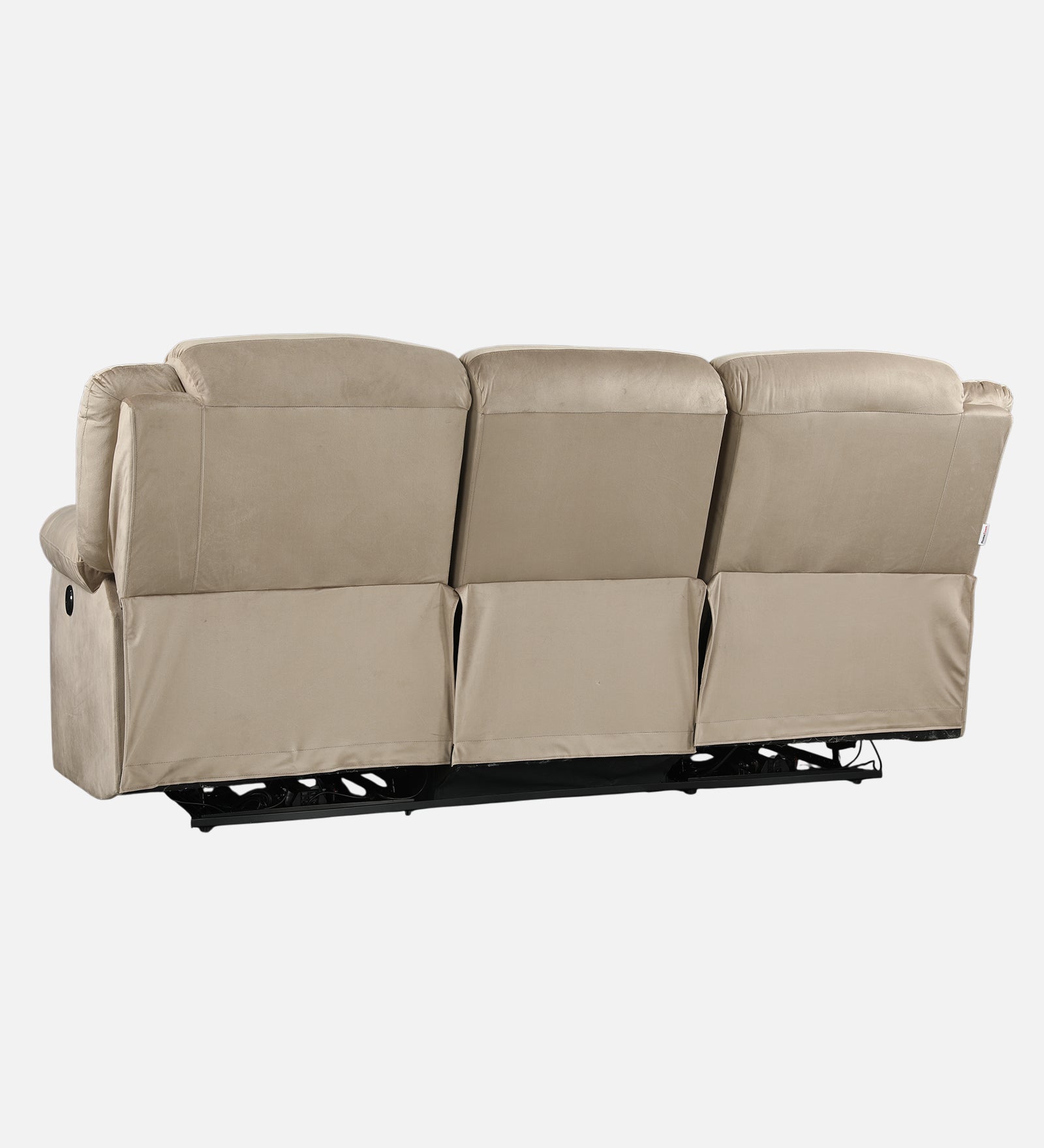 Bradford 3s Elec Fabric Recliner Beige Elite