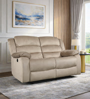 BRADFORD 2S ELEC FABRIC RECLINER BEIGE ELITE