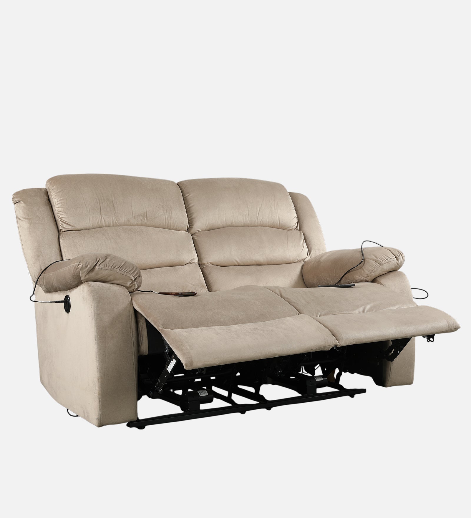 BRADFORD 2S ELEC FABRIC RECLINER BEIGE ELITE