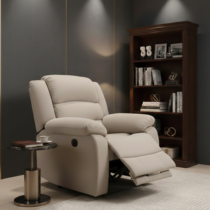 BRADFORD 1S ELEC FABRIC REC BEIGE ELITE