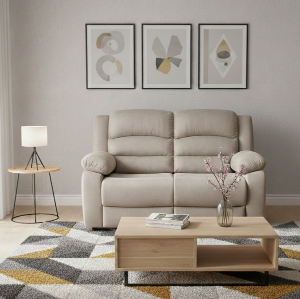 BRADFORD 2S FABRIC SOFA BEIGE ELITE dimensions