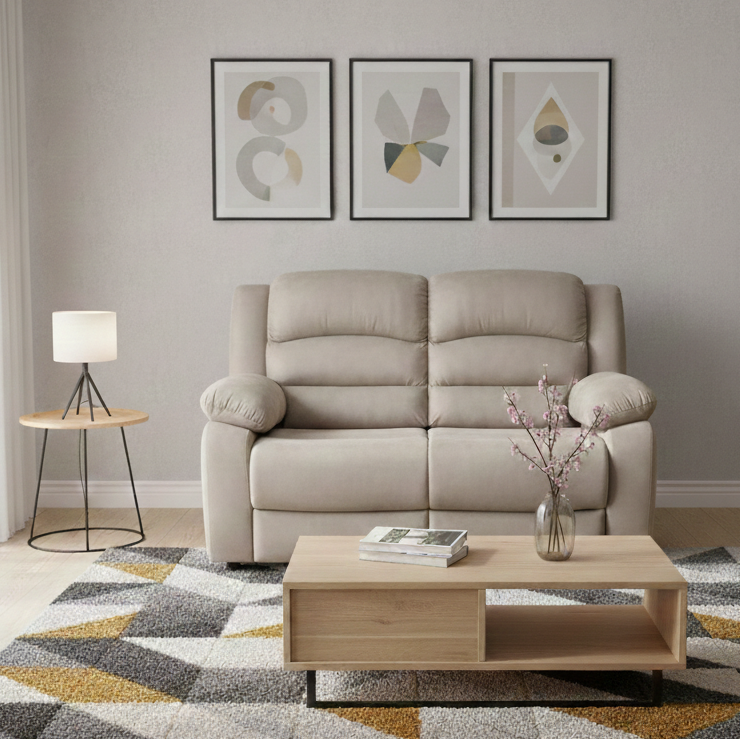 BRADFORD 2S FABRIC SOFA BEIGE ELITE