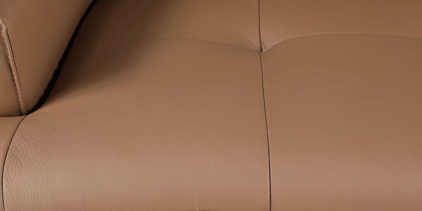 ALABASTER HALF LEATHER SOFA