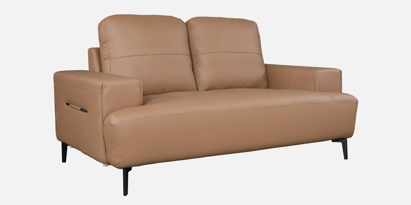 ALABASTER HALF LEATHER SOFA