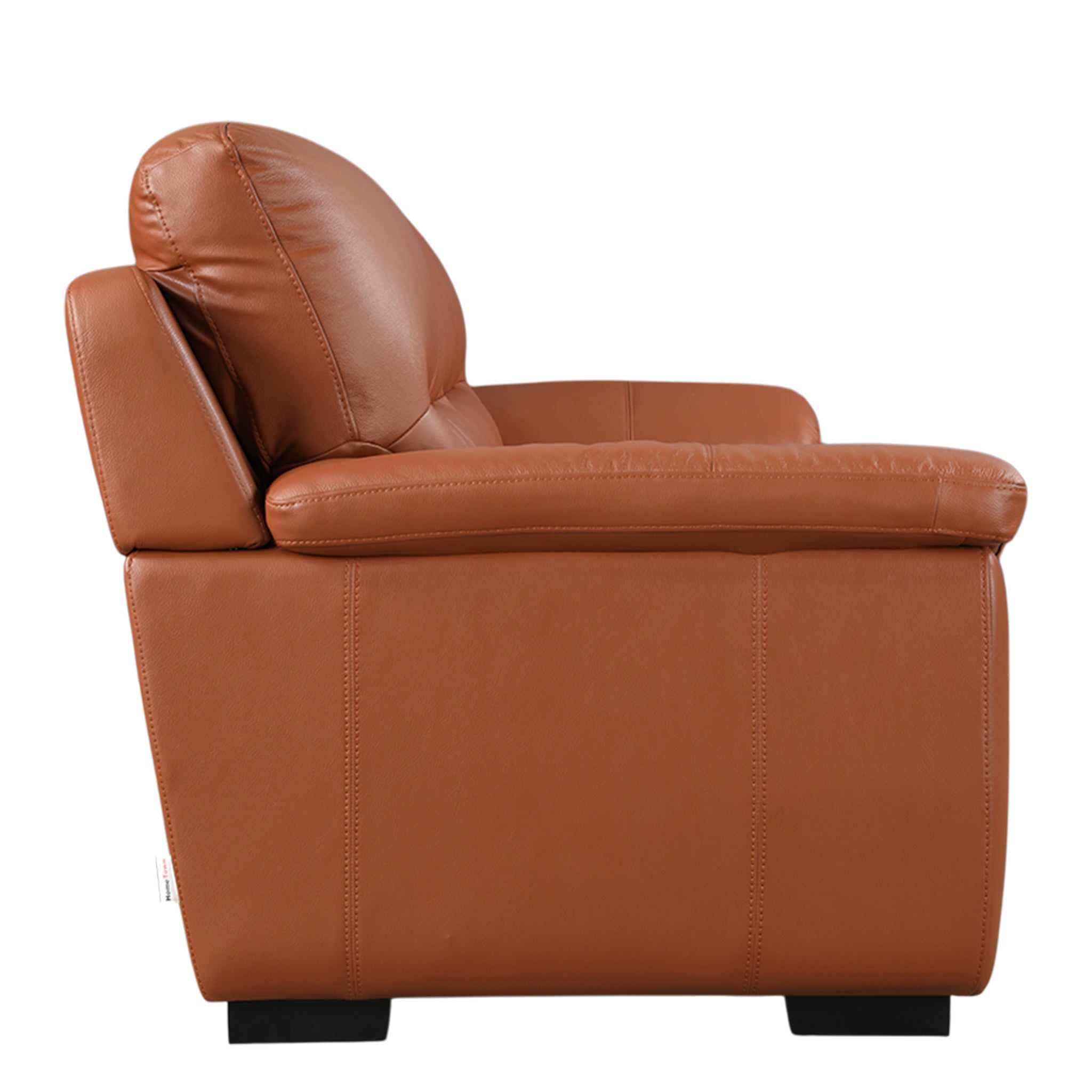 CANYON HALF LEATHER 3 SEATER SOFA TAN