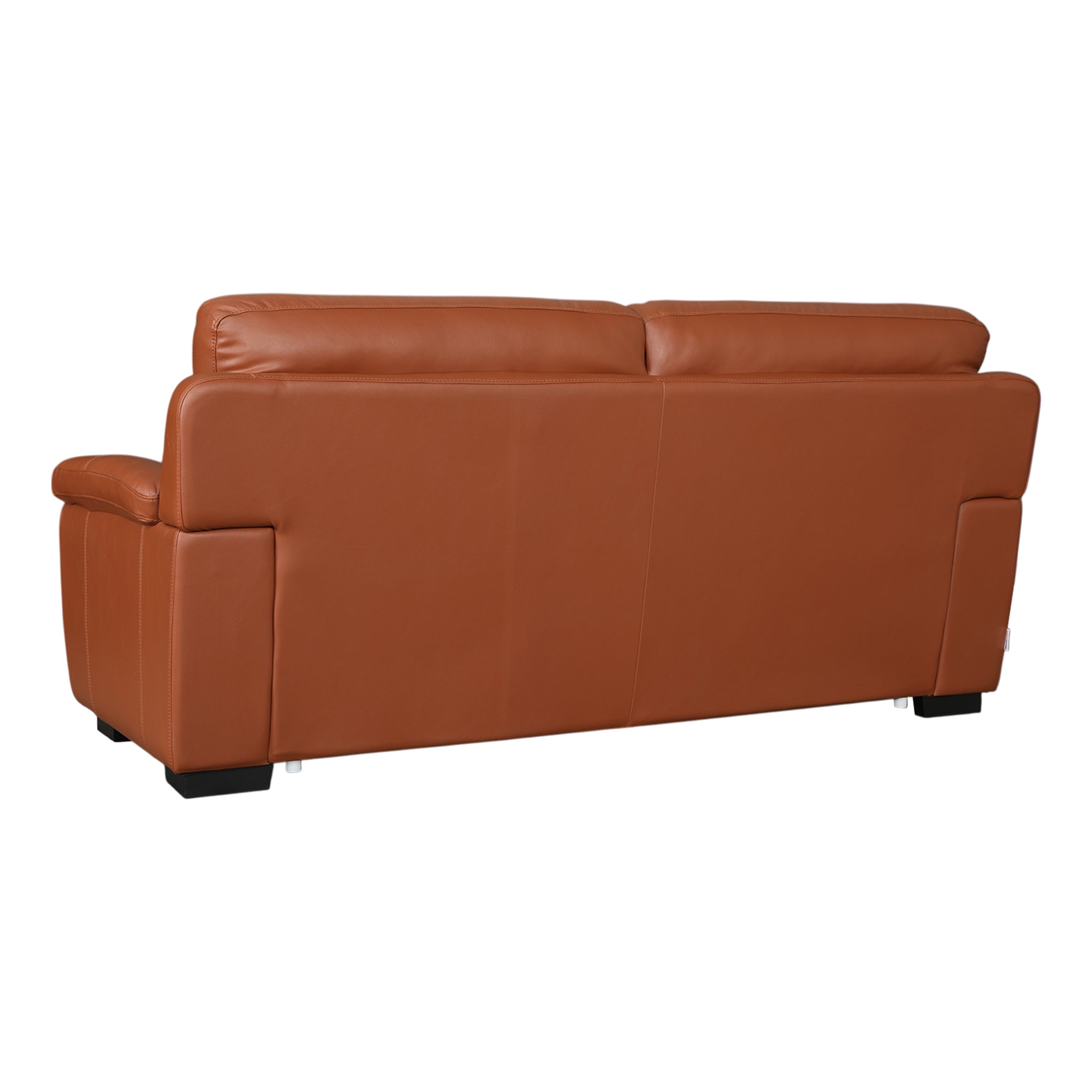 CANYON HALF LEATHER 3 SEATER SOFA TAN