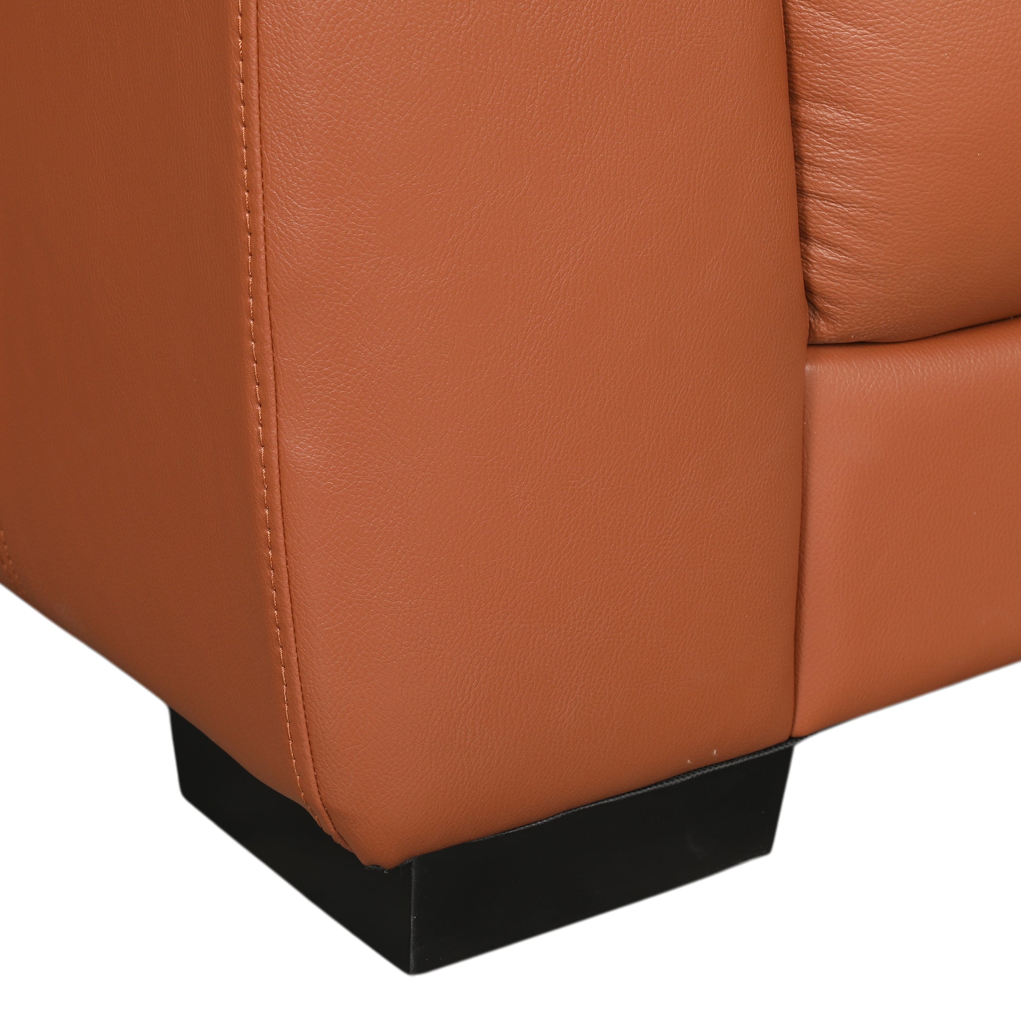 CANYON HALF LEATHER 3 SEATER SOFA TAN