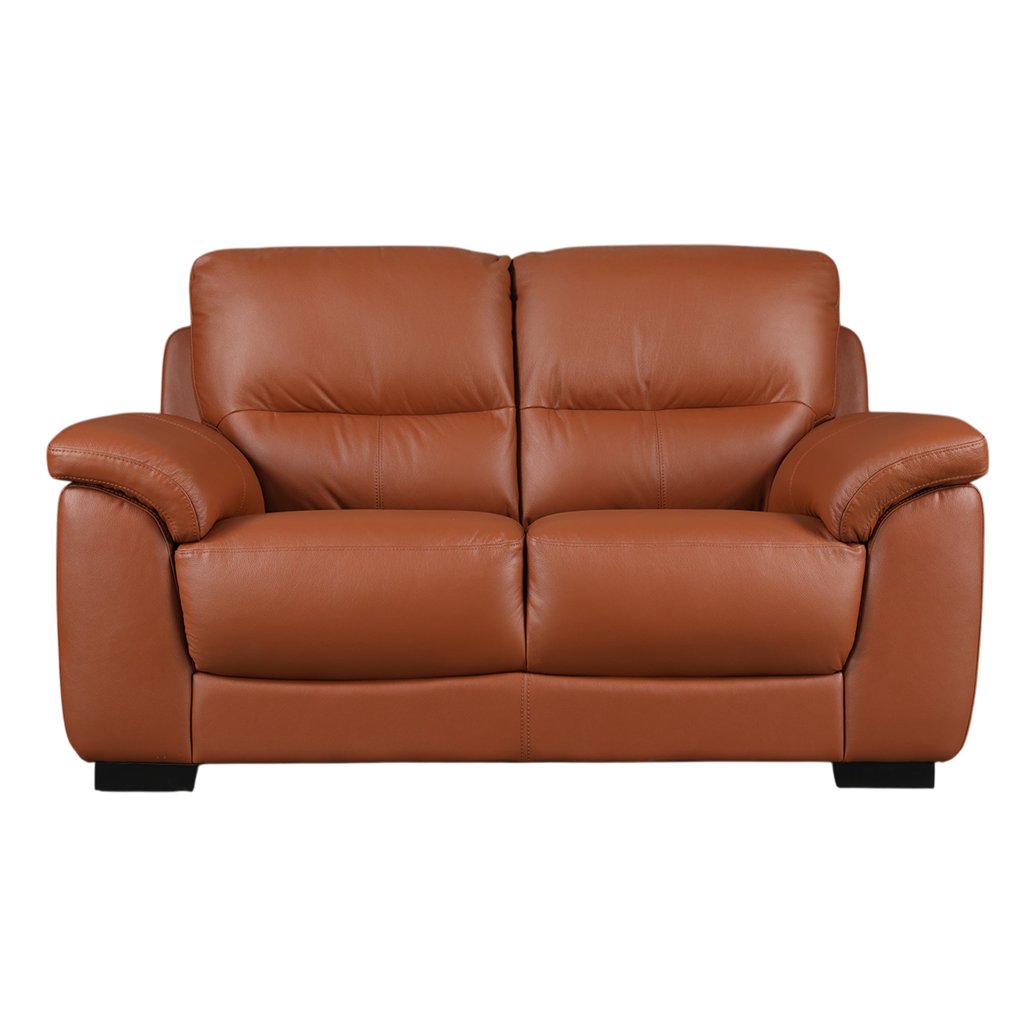 CANYON HALF LEATHER SOFA TAN