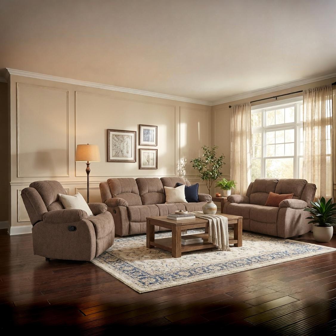 RIO FAB 3 STR REC WITH DD TRAY BROWN