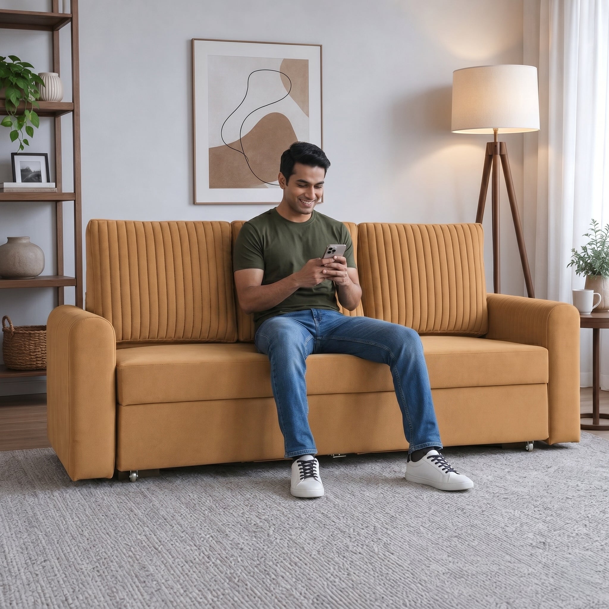 LAVISTA SOFA BED BROWN