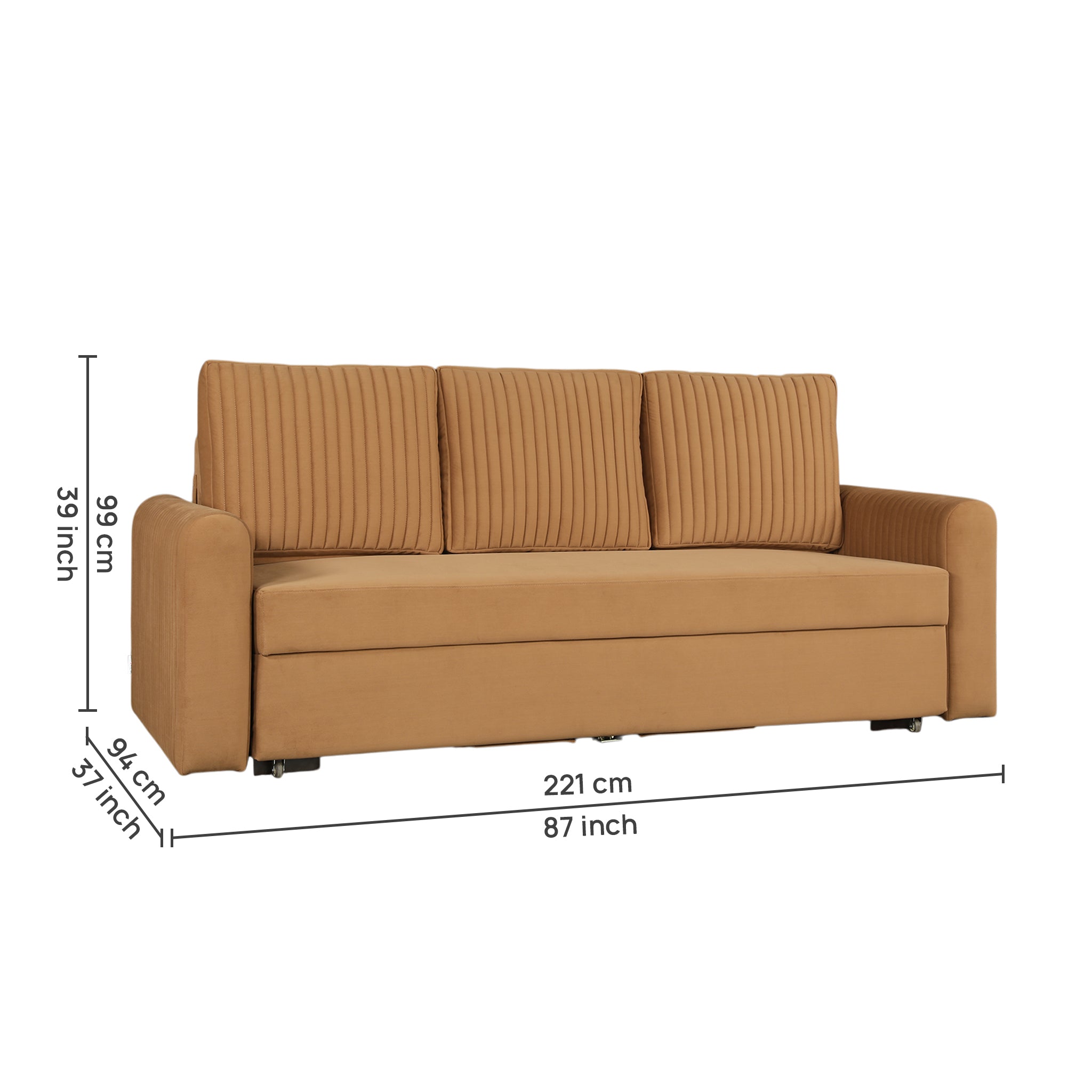 LAVISTA SOFA BED BROWN