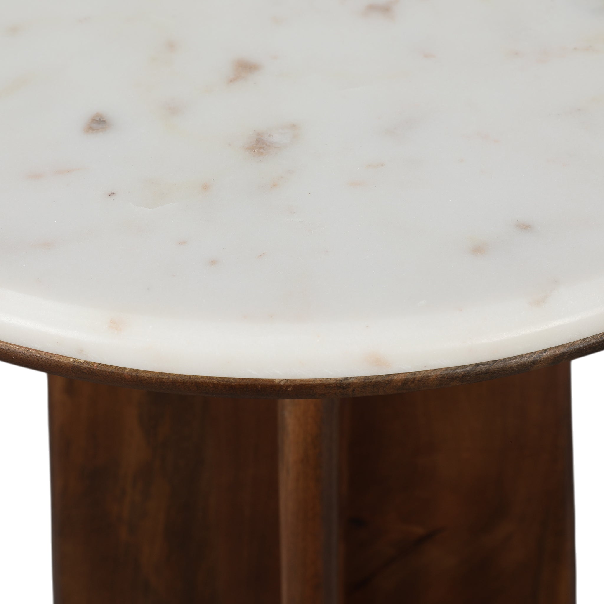 Arcus Marble Top Side Table