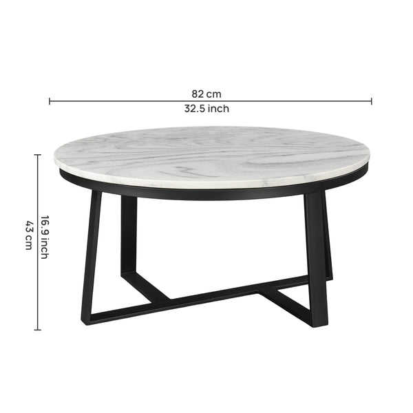 Elix Marble Top Center Table dimensions
