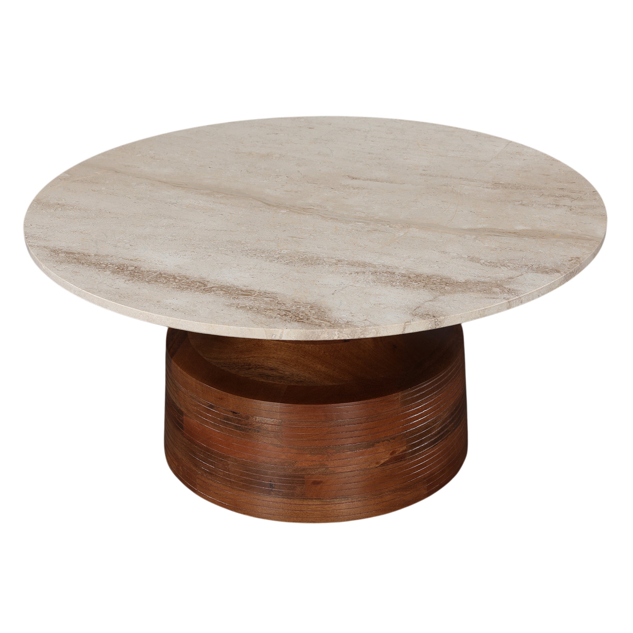 Ornate Marble Top Center Table