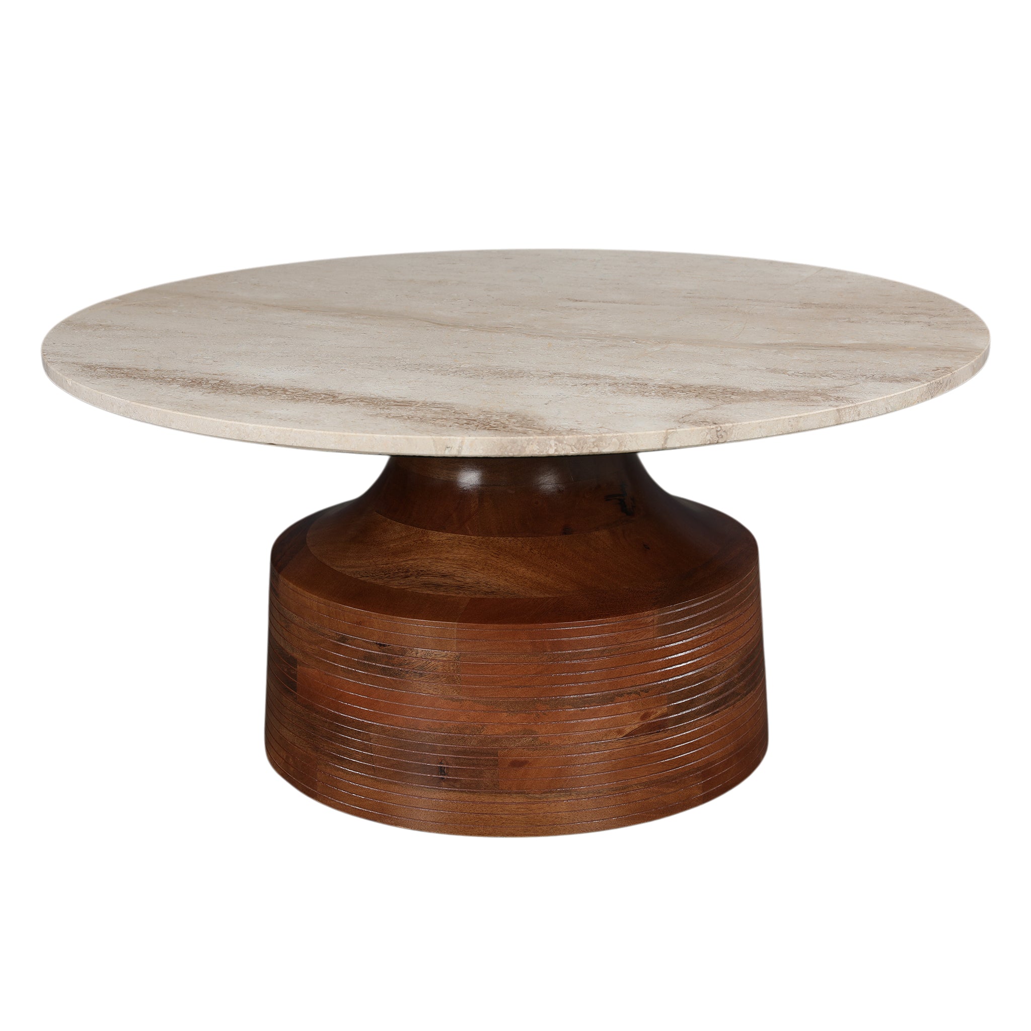 Ornate Marble Top Center Table