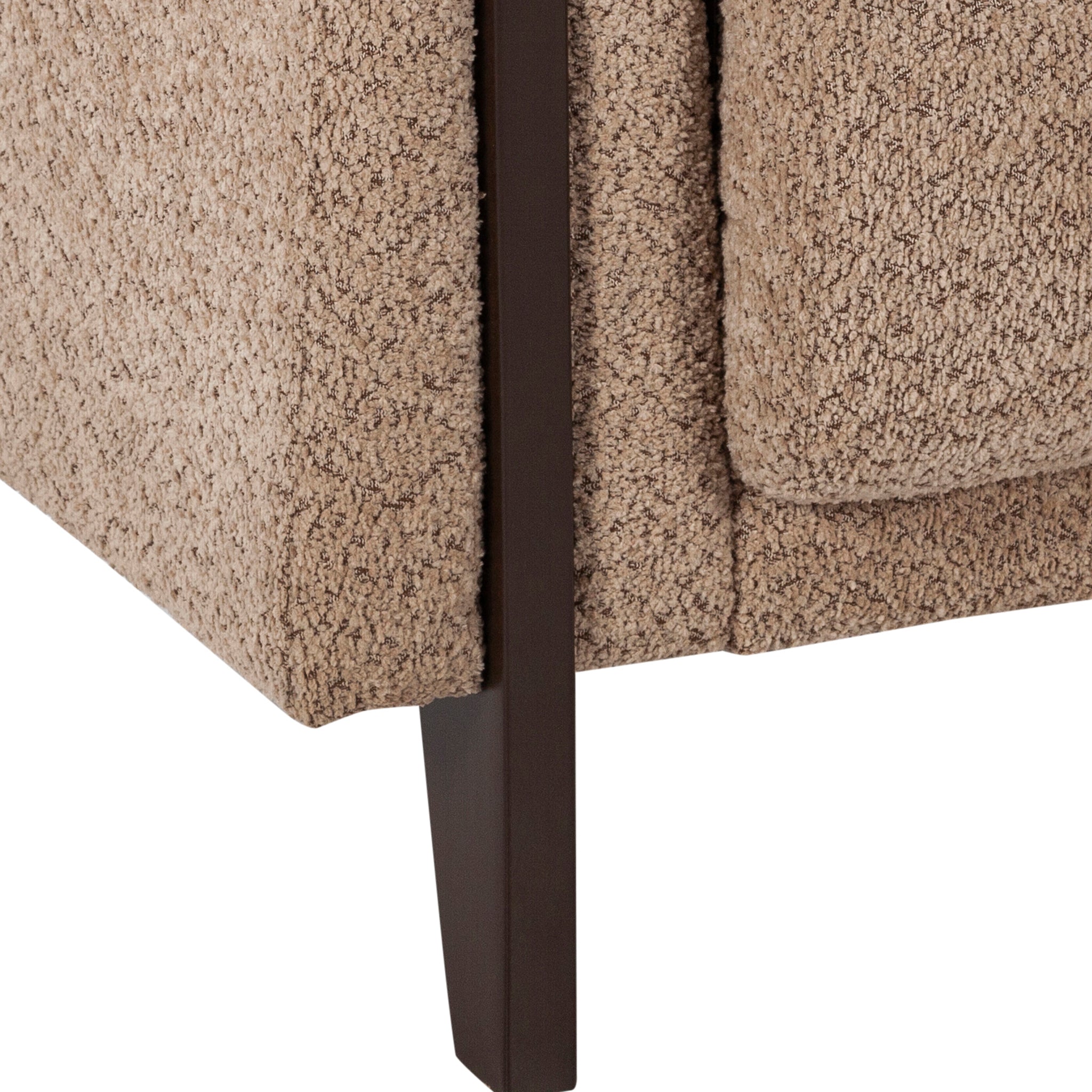 Arix Fabric 3 Seater Sofa Brown