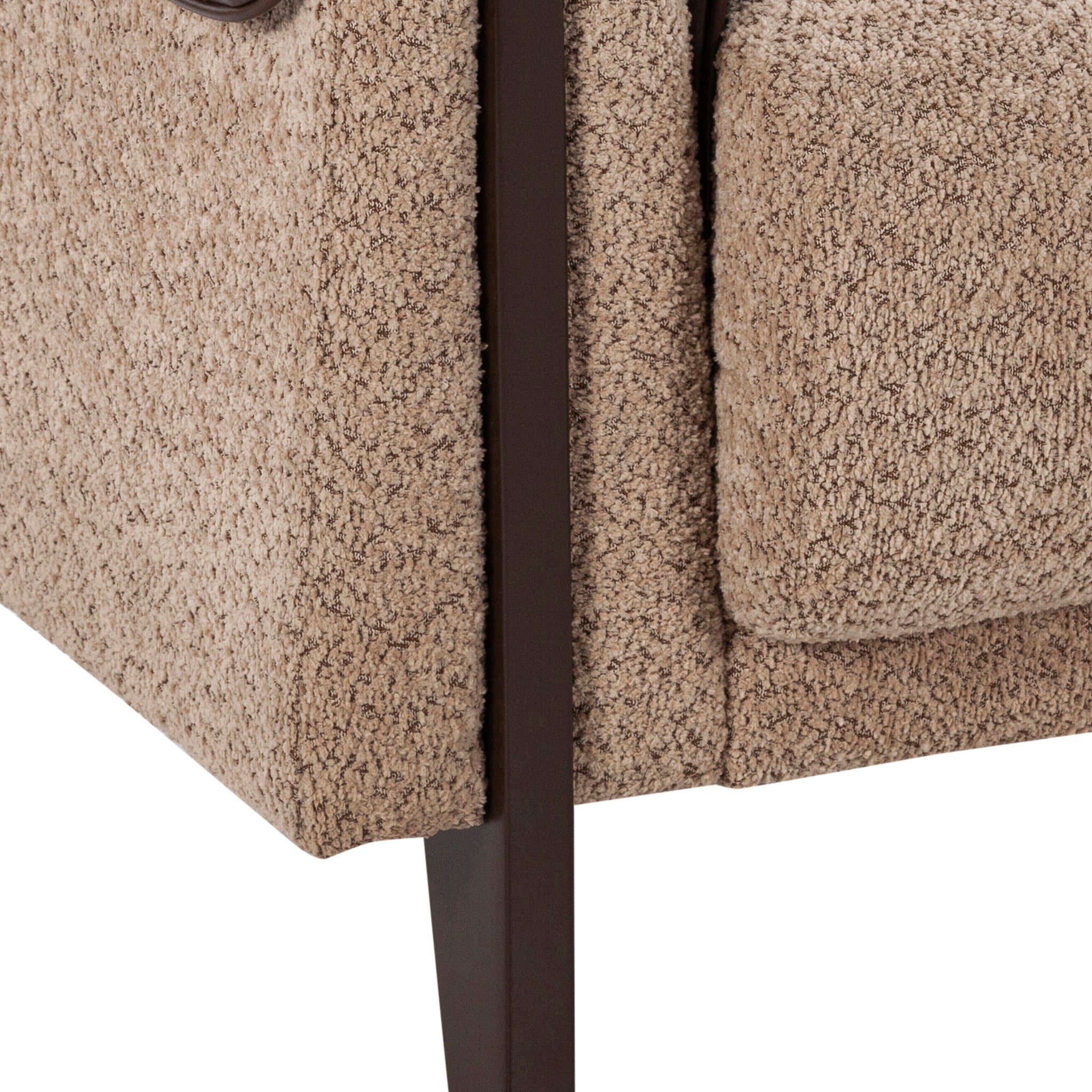 Arix Fabric 2 Seater Sofa Brown