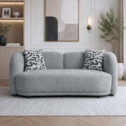 ELOWEN FABRIC SOFA STEEL GREY