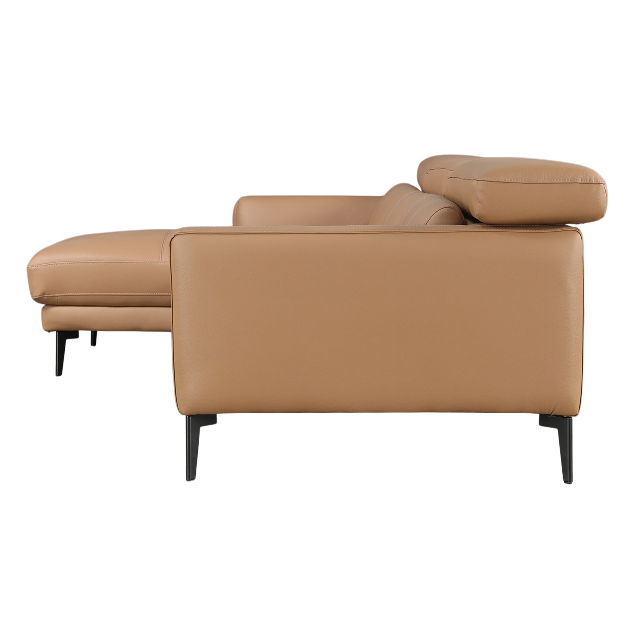 ZORINO HALF LEATHER LA LOUNGER DBROWN LH