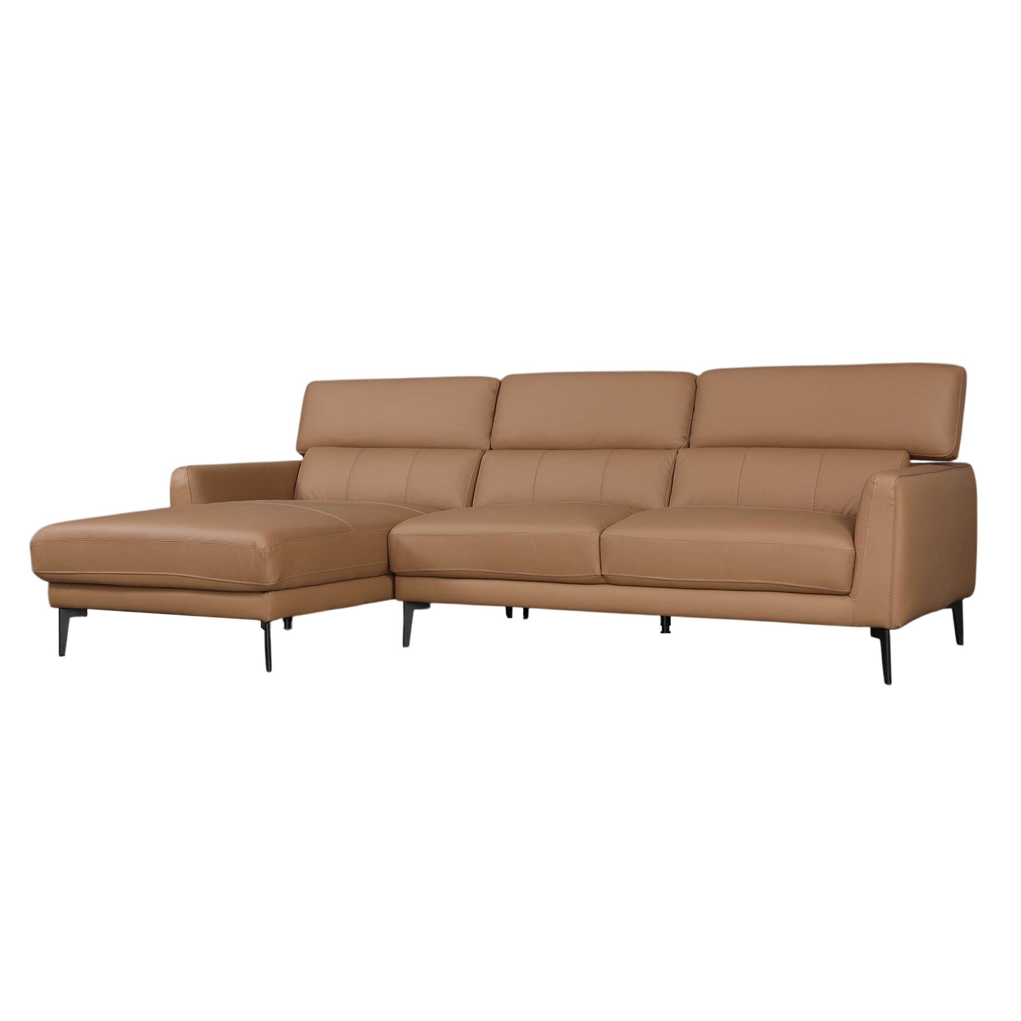 ZORINO HALF LEATHER LA LOUNGER DBROWN LH