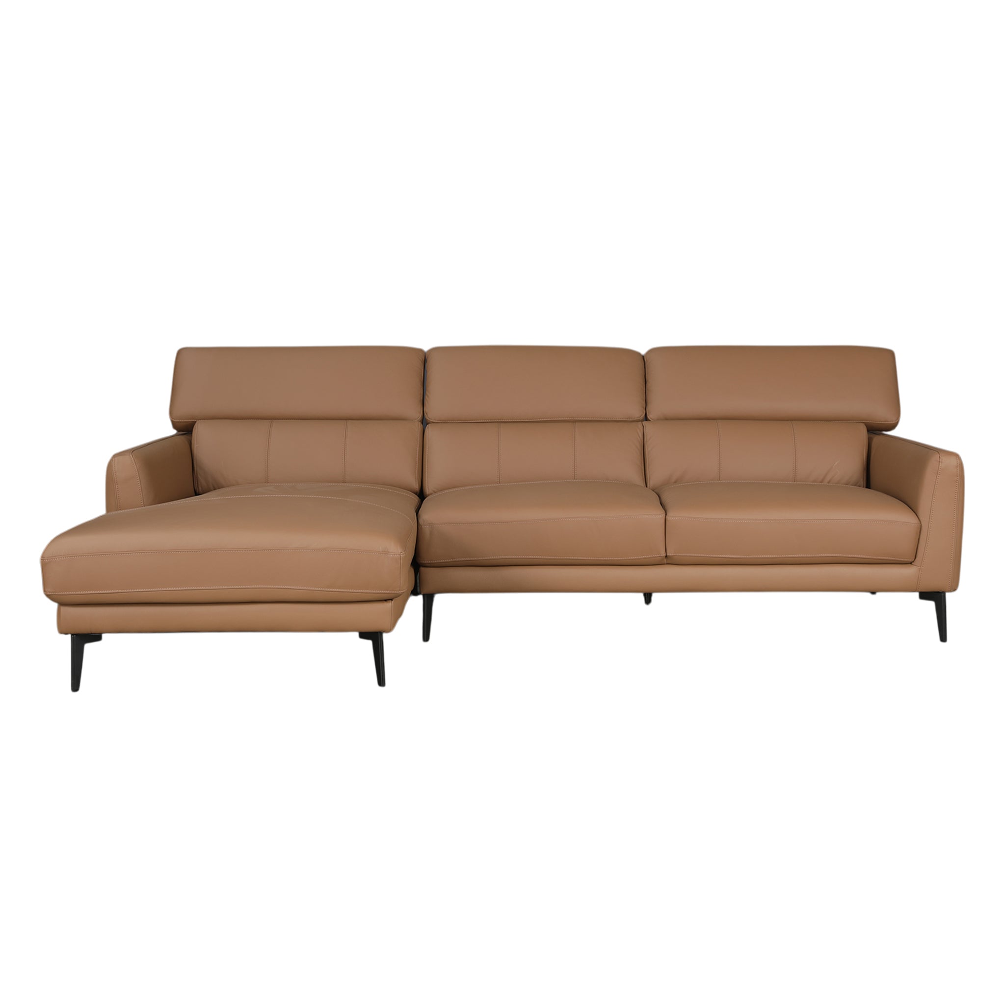 ZORINO HALF LEATHER LA LOUNGER DBROWN LH