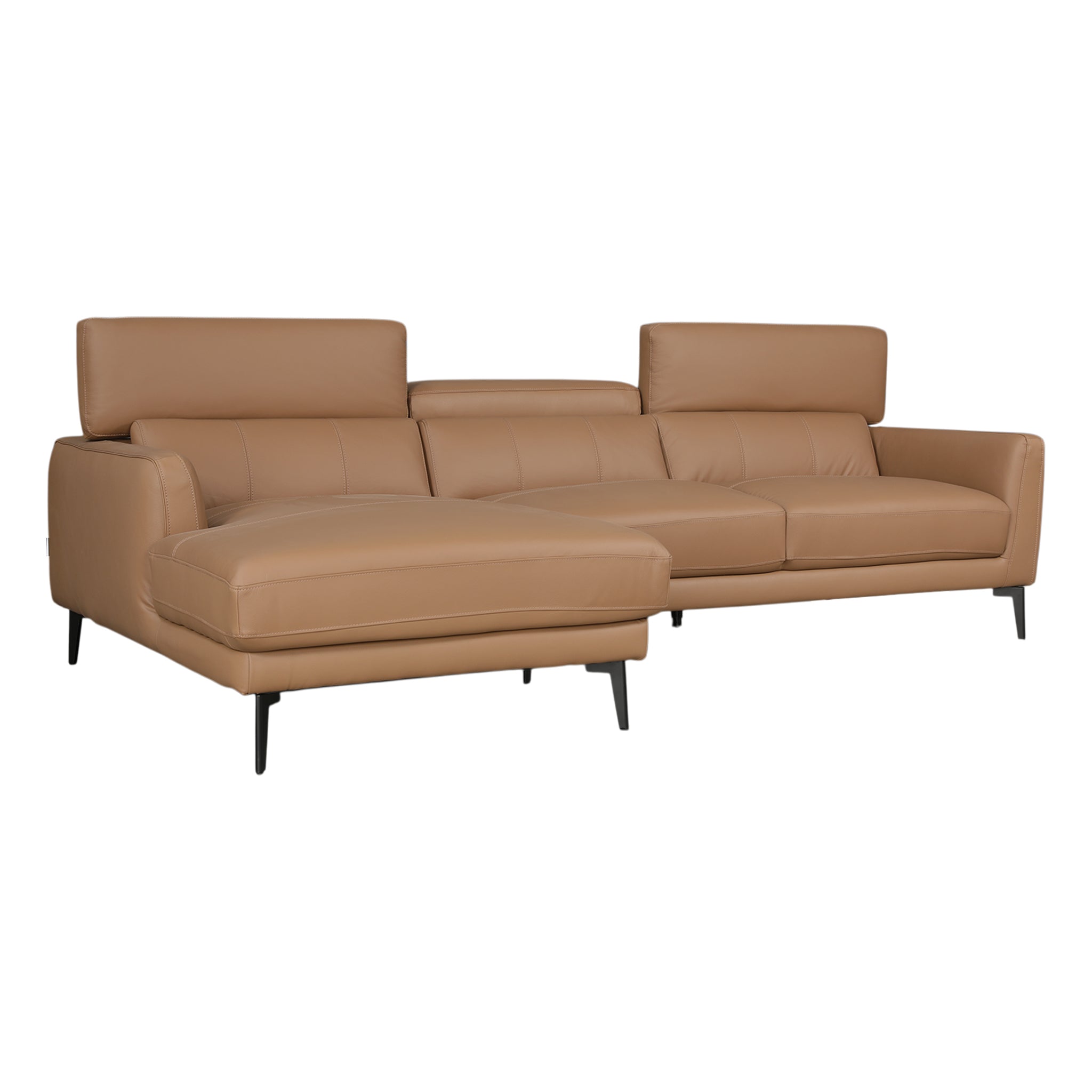 ZORINO HALF LEATHER LA LOUNGER DBROWN LH