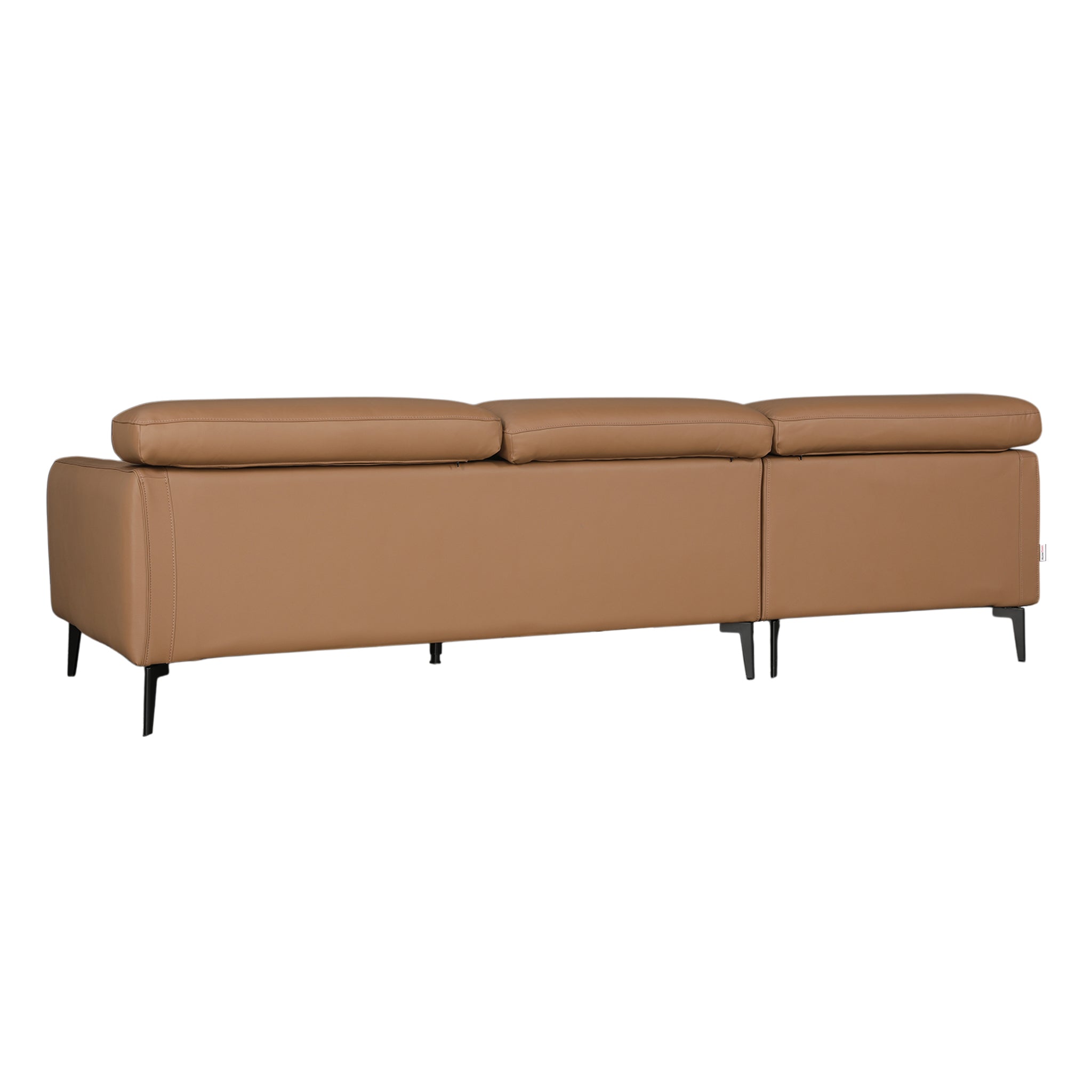 ZORINO HALF LEATHER LA LOUNGER DBROWN LH