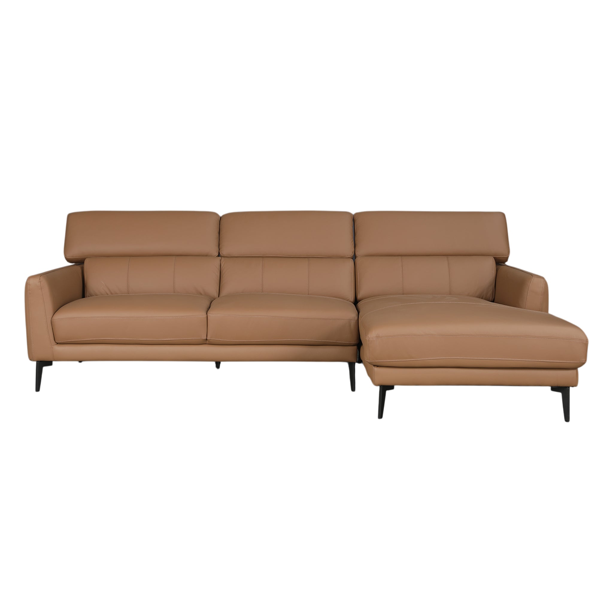 ZORINO HALF LEATHER LA LOUNGER DBROWN RH