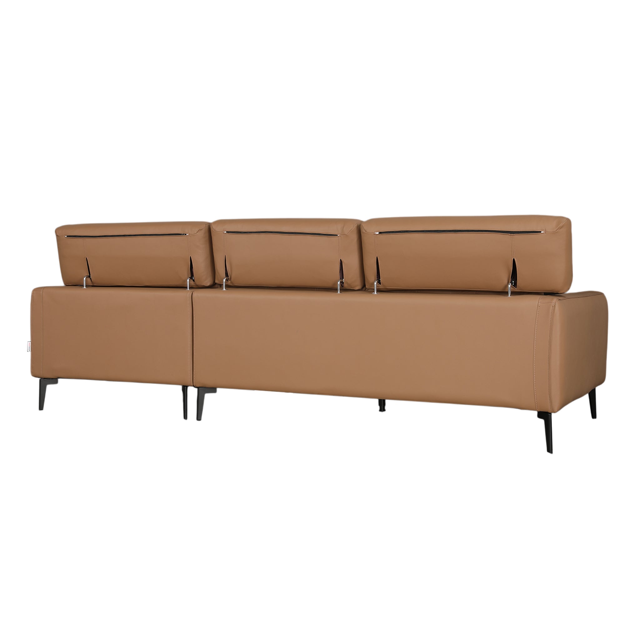 ZORINO HALF LEATHER LA LOUNGER DBROWN RH
