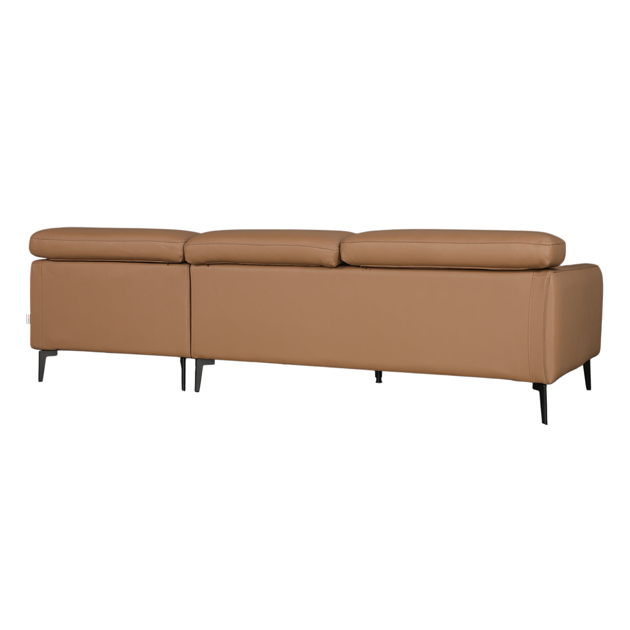 ZORINO HALF LEATHER LA LOUNGER DBROWN RH