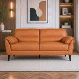 Sereno Half Leather 2 Seater Sofa Tan