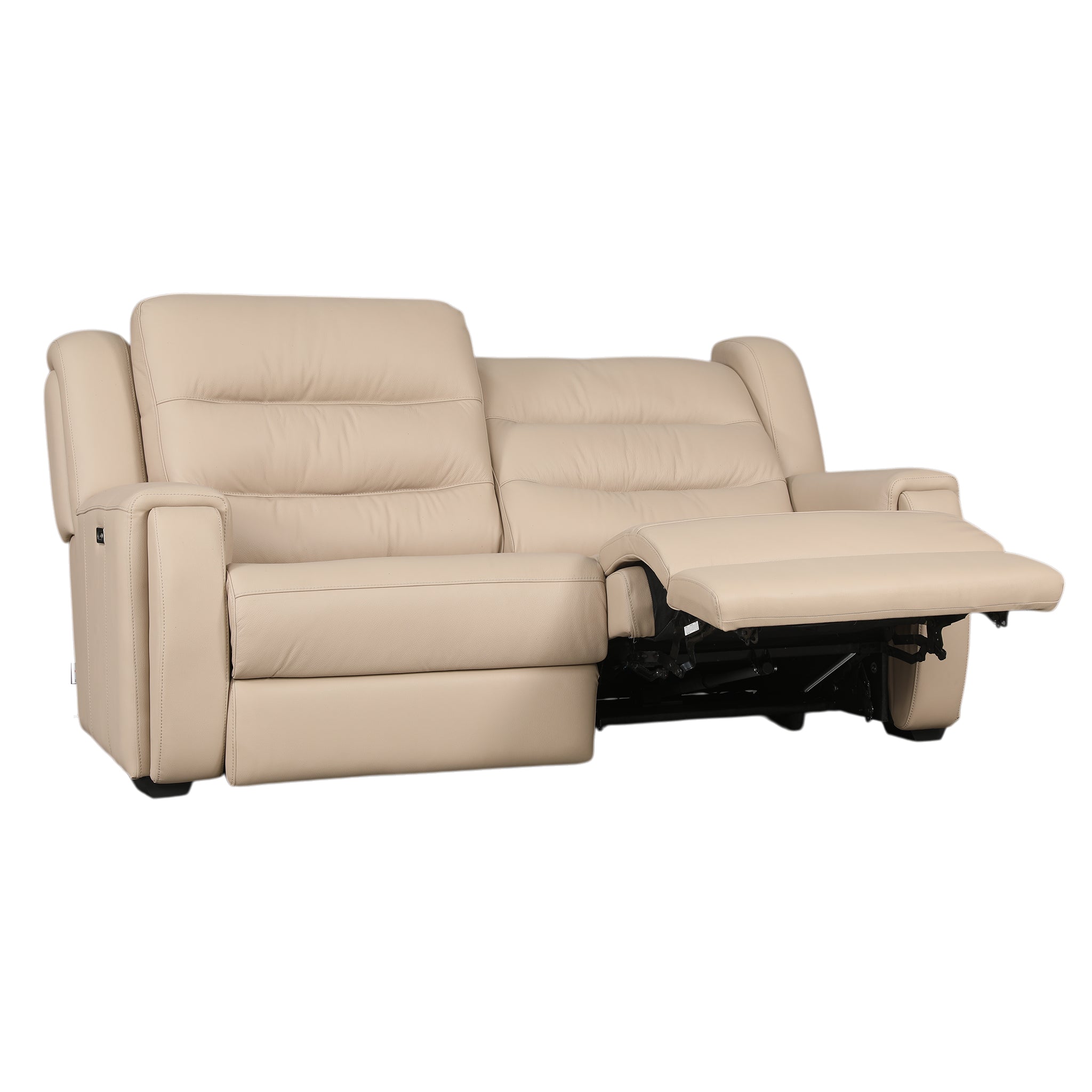 ELIO HALF LEATHER 3STR ELECTRIC RECLINER