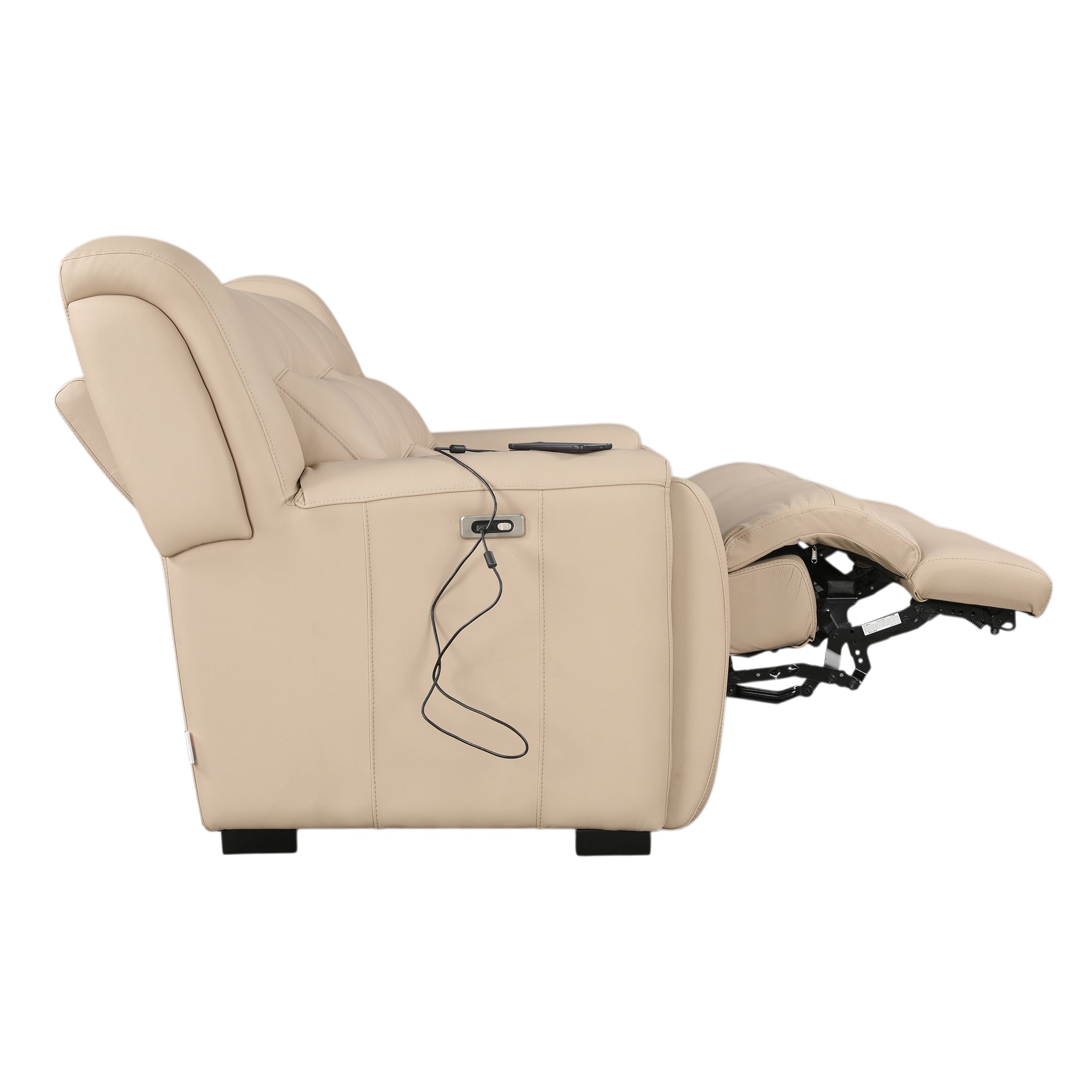 ELIO HALF LEATHER 3STR ELECTRIC RECLINER