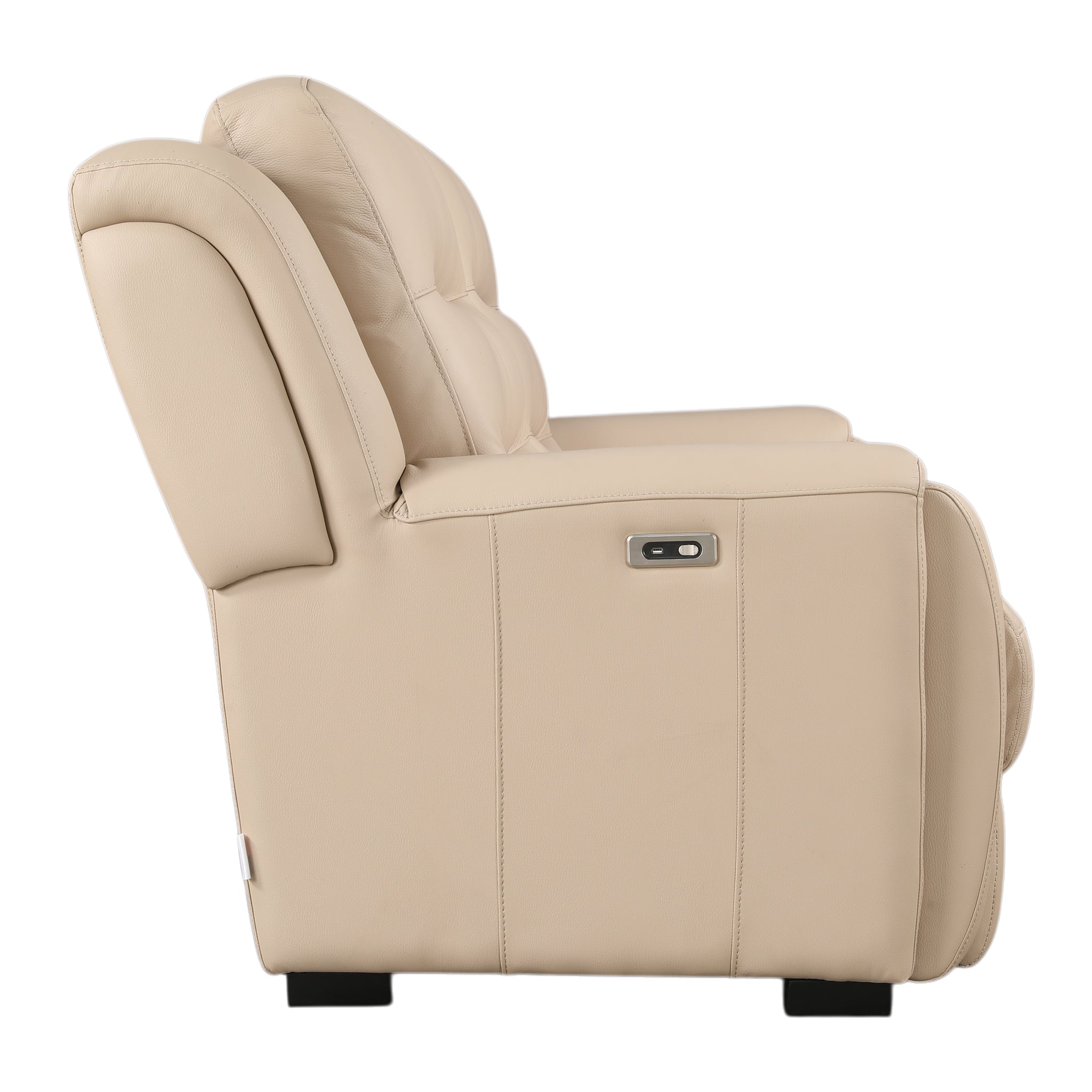 ELIO HALF LEATHER 3STR ELECTRIC RECLINER