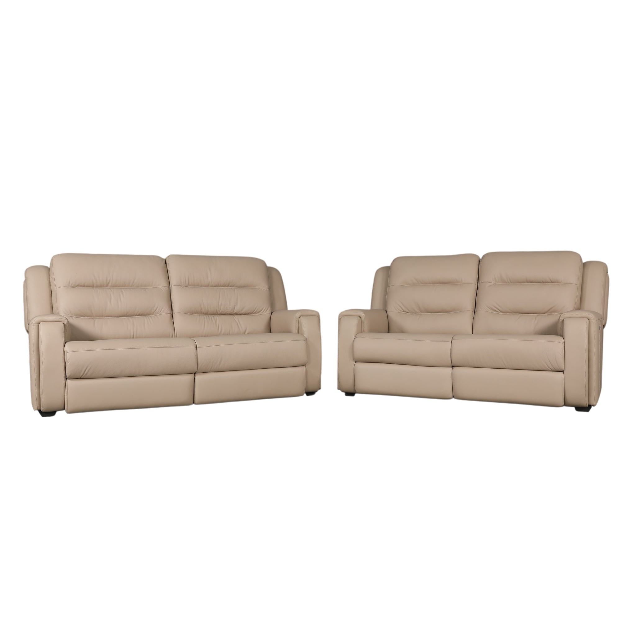 ELIO HALF LEATHER ELECTRIC RECLINER
