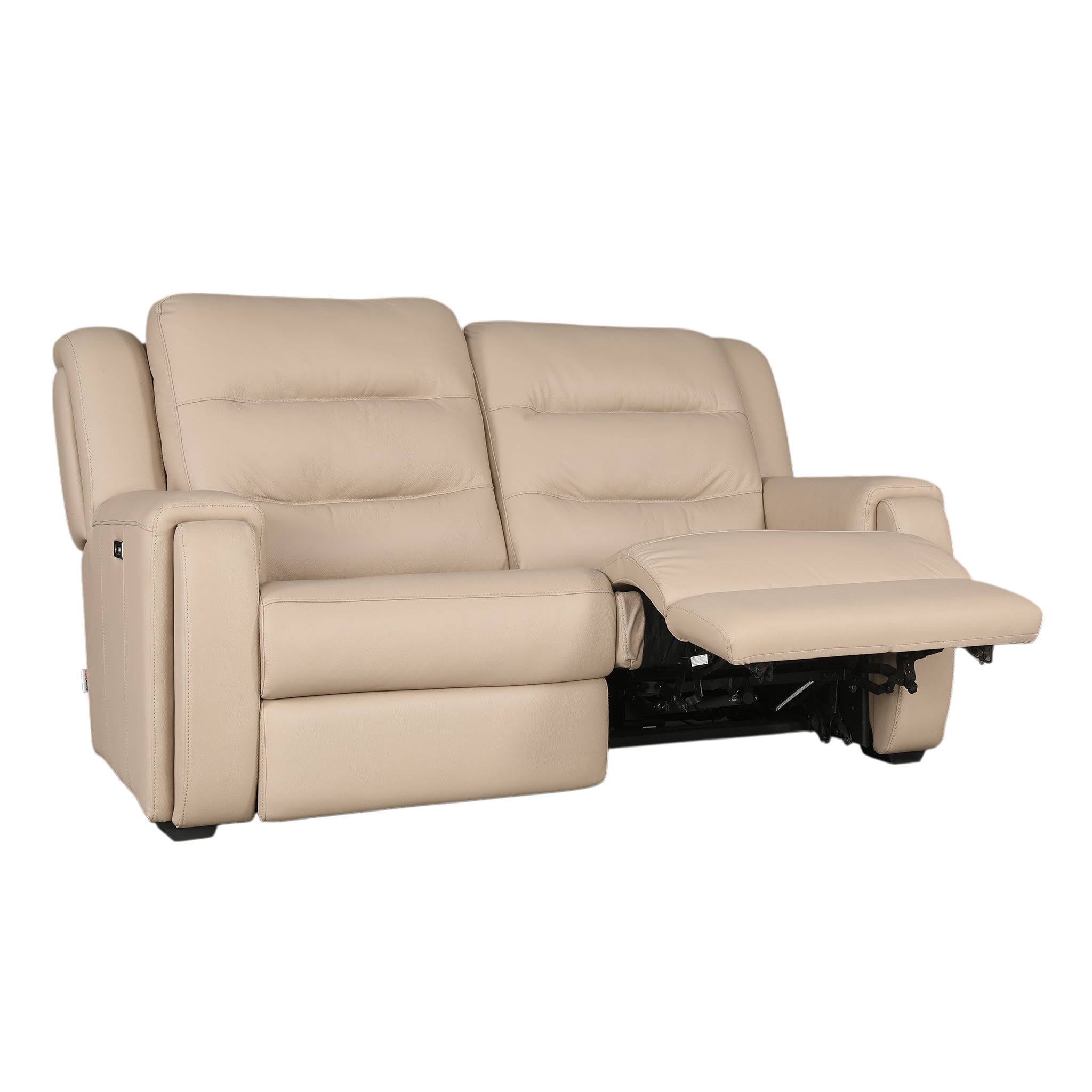 ELIO HALF LEATHER ELECTRIC RECLINER