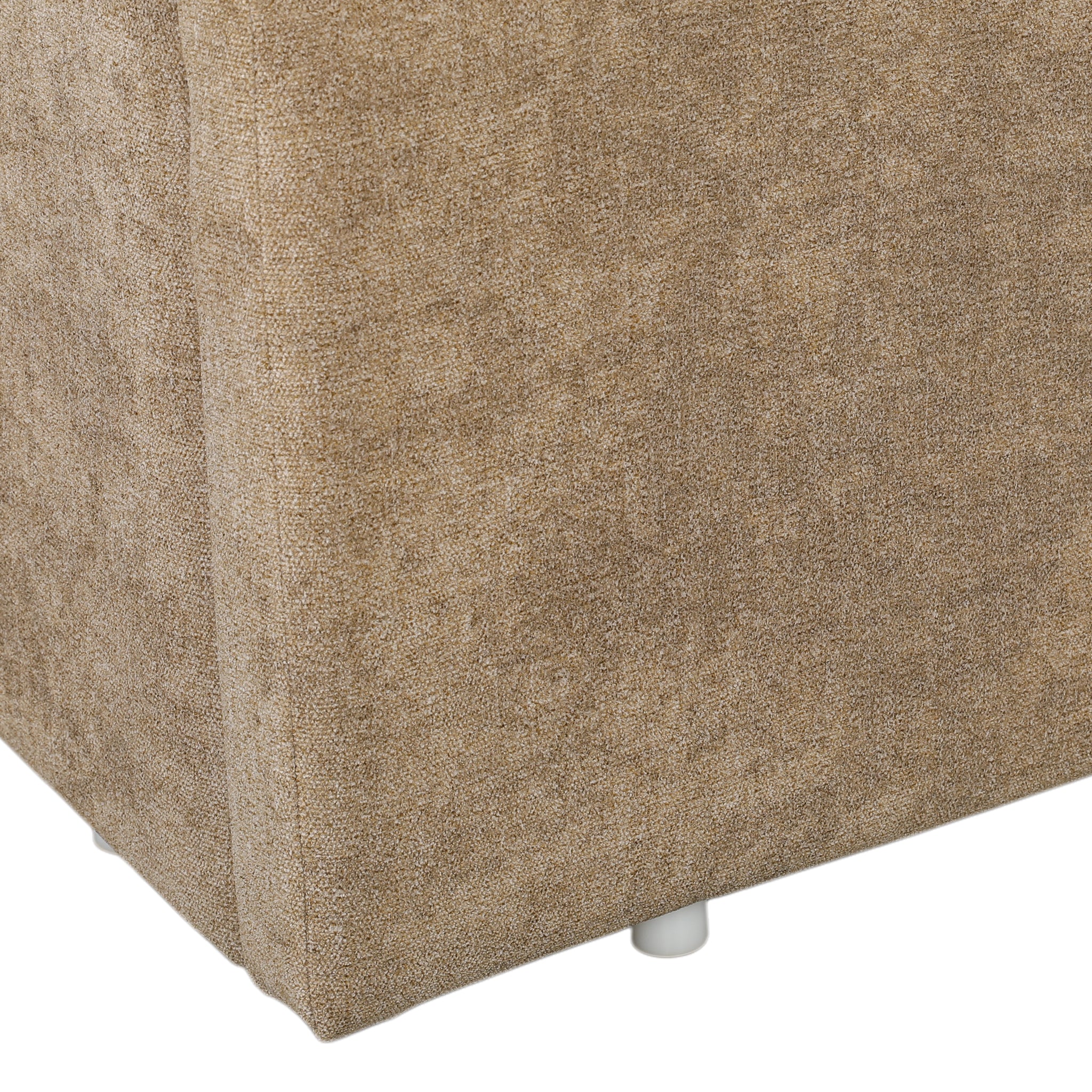 Celesto Upholstered Hydraulic Bed | King | Light Brown